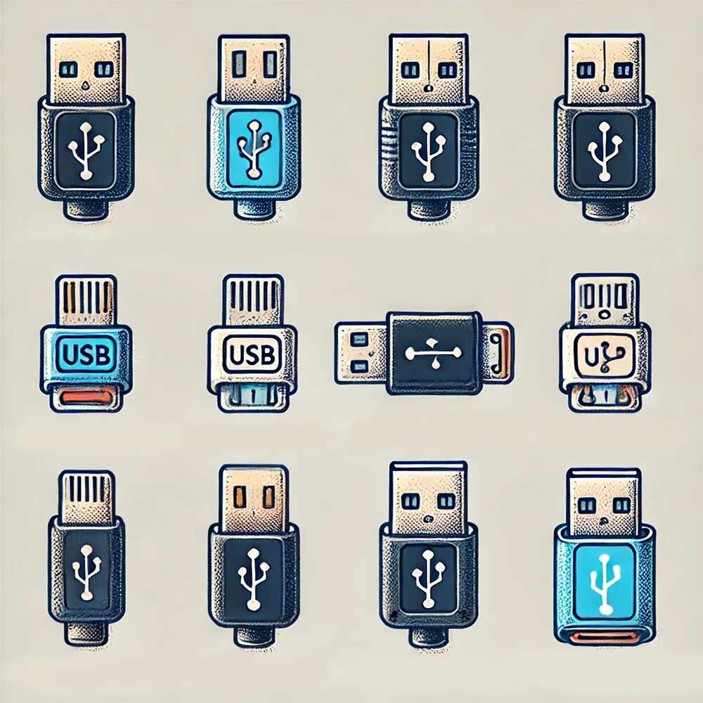 انواع سوکت های USB