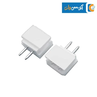 سوکت پین گرد نری صاف 2 پین