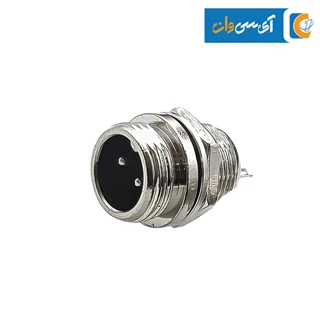 کانکتور فلزی نظامی 2PIN مدل GX-12