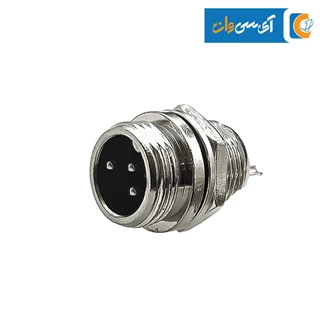 کانکتور فلزی نظامی 3PIN مدل GX-12