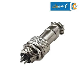 کانکتور فلزی نظامی 3PIN مدل GX-12