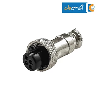 کانکتور فلزی نظامی 4PIN مدل GX-12