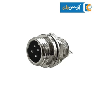 کانکتور فلزی نظامی 4PIN مدل GX-12