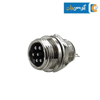 کانکتور فلزی نظامی 6PIN مدل GX-12