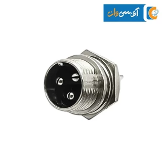 کانکتور فلزی نظامی 3PIN مدل GX-16