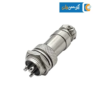 کانکتور فلزی نظامی 3PIN مدل GX-16