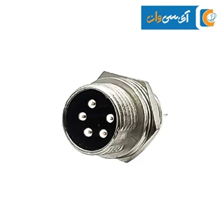 کانکتور فلزی نظامی 5PIN مدل GX-16