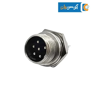 کانکتور فلزی نظامی 6PIN مدل GX-16 