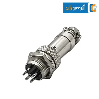 کانکتور فلزی نظامی 6PIN مدل GX-16 