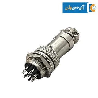 کانکتور فلزی نظامی 8PIN مدل GX-16