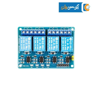 ماژول رله 4 کانال 5 ولت