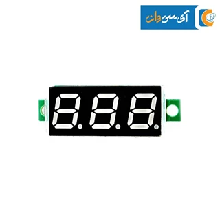 ماژول ولت متر 0.28 اینچ 4.5 تا 100 ولت زرد