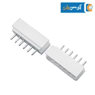 سوکت پین گرد نری صاف 6 پین