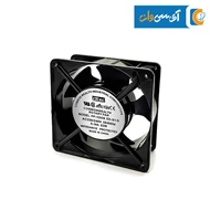 فن 220V بلبرینگی دو سیمه سایز 12x12 قطر 3/8CM