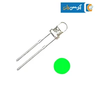 3mm LED شفاف سبز