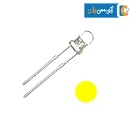 3mm LED شفاف زرد