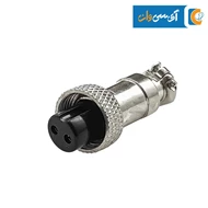 کانکتور فلزی نظامی 2PIN مدل GX-12