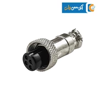 کانکتور فلزی نظامی 4PIN مدل GX-12