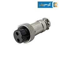 کانکتور فلزی نظامی 2PIN مدل GX-16