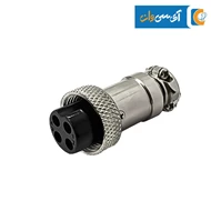 کانکتور فلزی نظامی 4PIN مدل GX-16