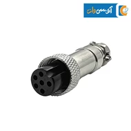 کانکتور فلزی نظامی 6PIN مدل GX-16 