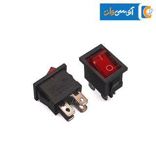 کلید راکر 2 حالته 4 پین چراغ دار