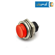 شستی فلزی طرح گل رنگ قرمز